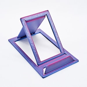 Support pour téléphone portable, format carte de crédit, pliable, plat, imprimé en 3D, polyvalent