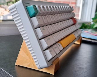 Keyboard Display Stand Mechanical Heavy-Duty Non-Slip Grip Showcase