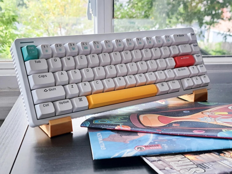Keyboard Display Stand Mechanical Heavy-Duty Non-Slip Grip Showcase image 3