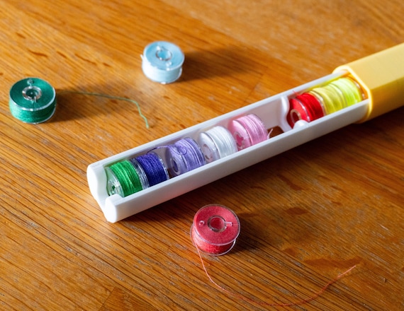 Sewing Bobbin Organizer Case Storage Box Thread Holder Container Large Capacity Compartment Case Type L, M, 15 Storage System