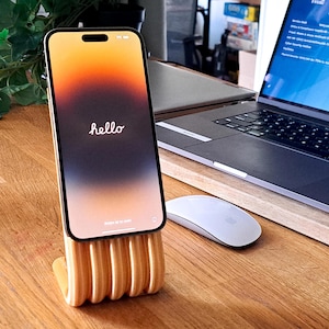Magnetische Telefon-Ladestation für Wireless Ladegerät Kabel Halter Schreibtisch Organizer Bild 1