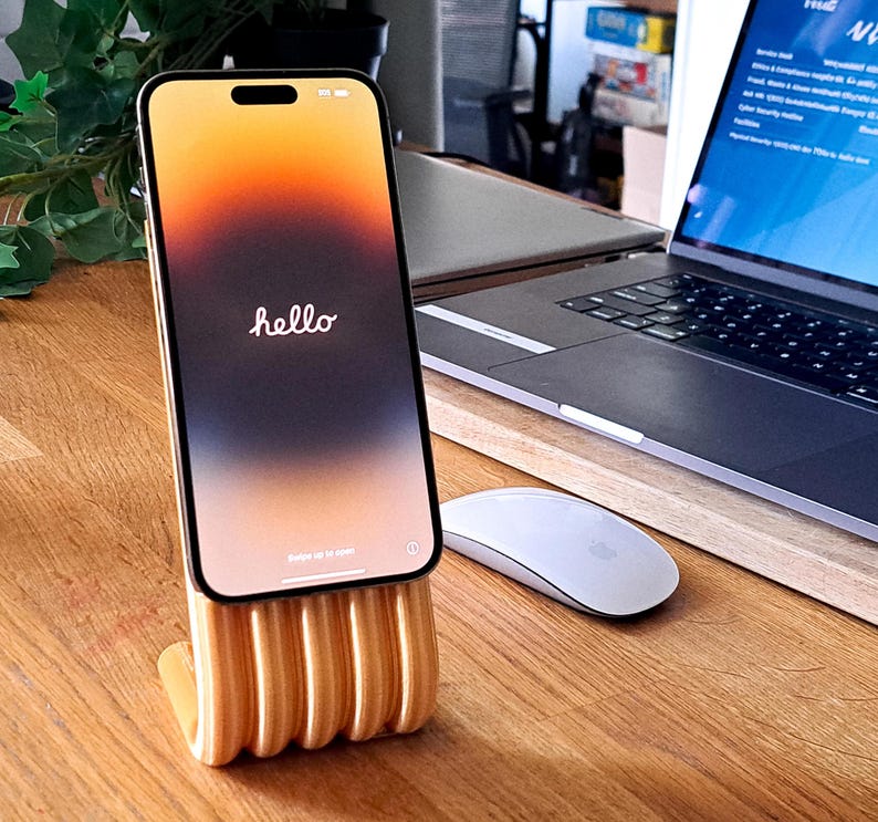 Magnetic Phone Charging Stand for Wireless Charger Cable Holder Desk Organizer image 1