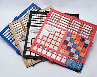 Game Overlays 4 Pack Clip-on for Tile Board Game Piece Organization