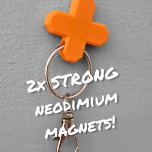 Stud Finder Keychain Magnetic Neodymium Drywall Nail Locator Tool image 2