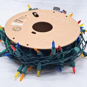 Christmas Lights Storage Organizer 25 Feet Capacity Repurposed 3D Printing