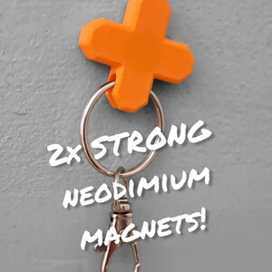 Stud Finder Keychain Magnetic Neodymium Drywall Nail Locator Tool image 2