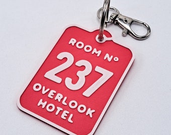 The Shining Overlook Hotel Room 237 Inspired Keychain