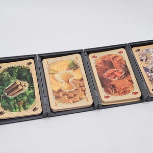 Game Card Organizer 6 Pack Stackable Linkable for Board Game Cards image 3