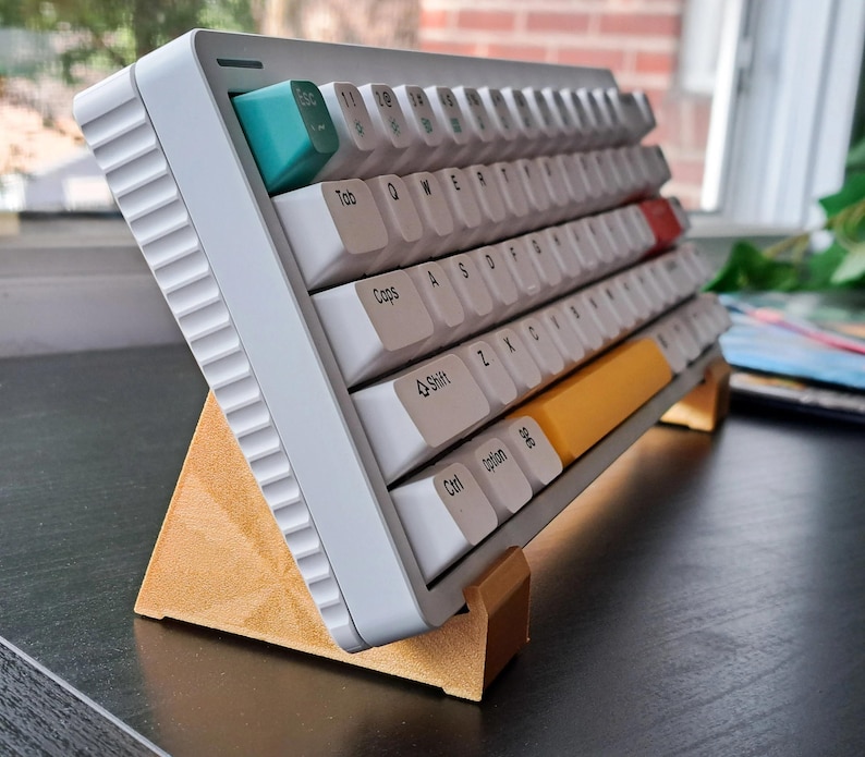 Keyboard Display Stand Mechanical Heavy-Duty Non-Slip Grip Showcase image 1