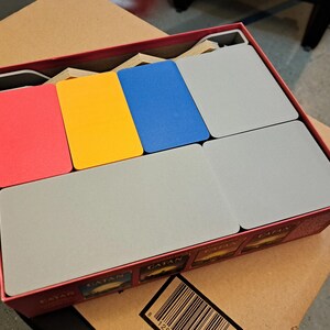 Game Organizer for Hex Based Settlement Gaming 5-6 Player Expansion Lids Inserts image 7