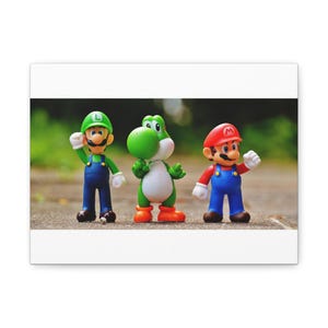 Canvas Wall Art, Decor, Gamer Gift, Kids Room Decoration, Video Game Art, Canvas Prints