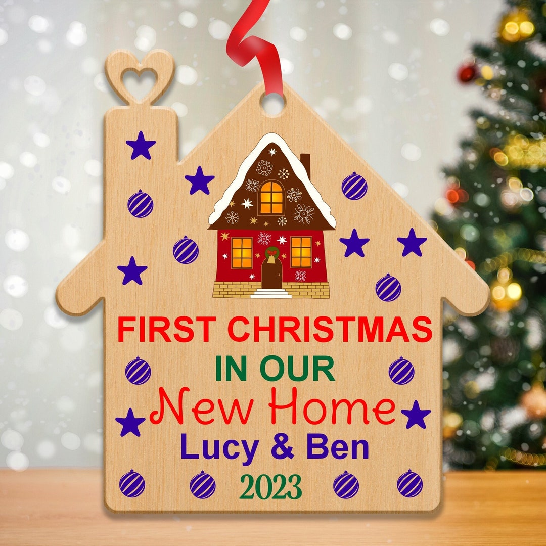 New House Christmas Ornament House Warming Gift First Home Christmas