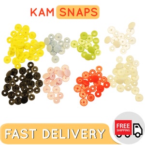 Plastic Snaps Buttons Fasteners With Plier Tool T3 No-sew KAM Snap Starter  Kit 15 Colors Poppers DIY Studs With Box for Woollen Wear 