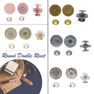 10/14/18Mm Invisible Hidden Metal Buttons Magnetic Snap Clasps Closure For  Overcoat Purse Handbag Garment Sewing Accessory Diy - AliExpress