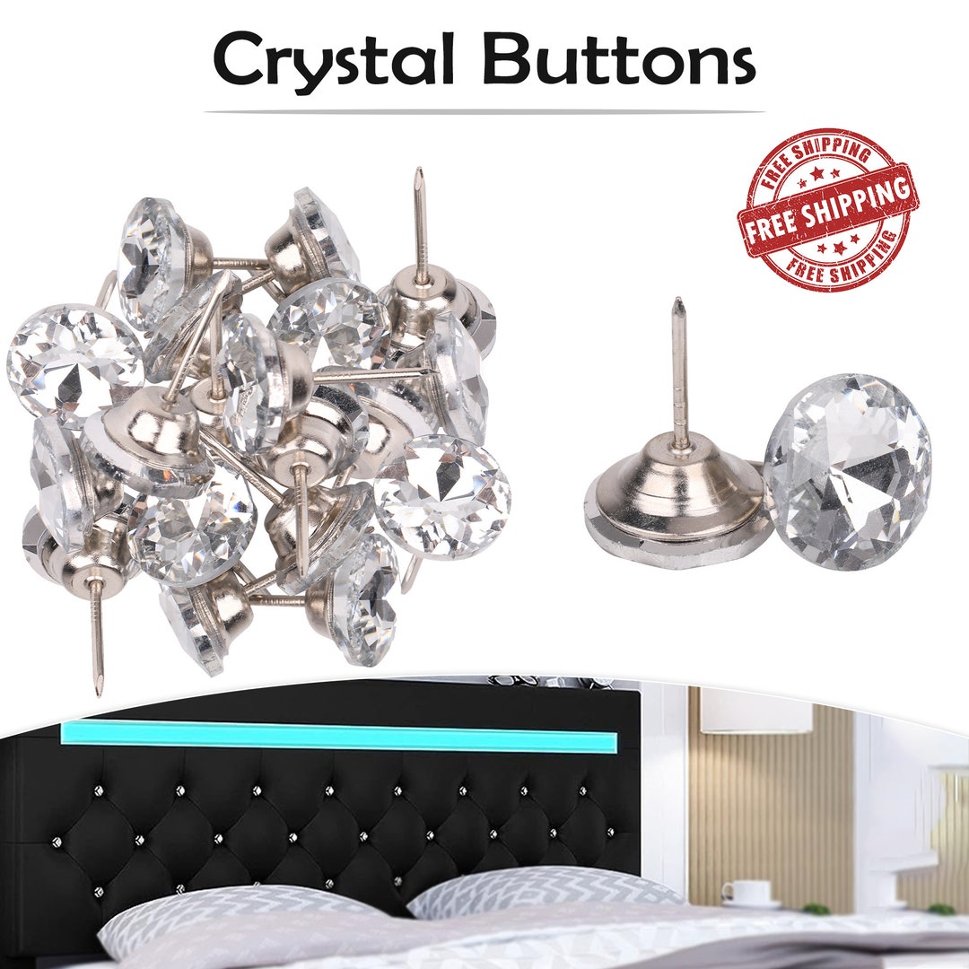 Crystal Nails Tacks, Diamante Crystal Nail Tacks, Nail Tacks Push Pins