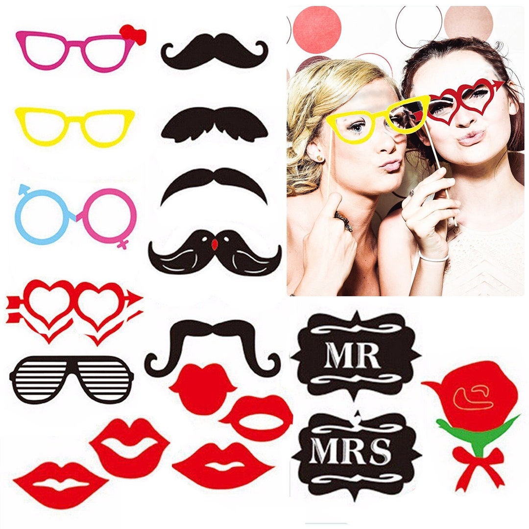 Party Photo Booth Props, Funny Selfie Party Props, Funny Props, Funny ...