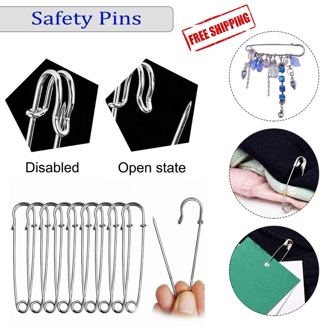 Large Safety Pins, Strong Safety Pins, Metal Heavy Duty Safety Pins ...