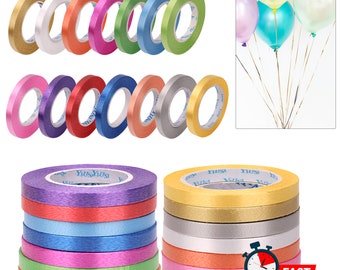 Curling Ribbon Roll, Double Sided Ribbon Rolls, Shiny Ribbon Roll for Gift Wrapping Valentine Wedding Party Decoration, Birthday Decoration