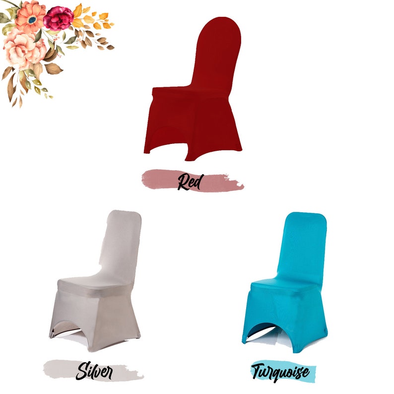 Spandex Chair Cover, Chair Slipcover, Stretchable Chair Cover, Elastic