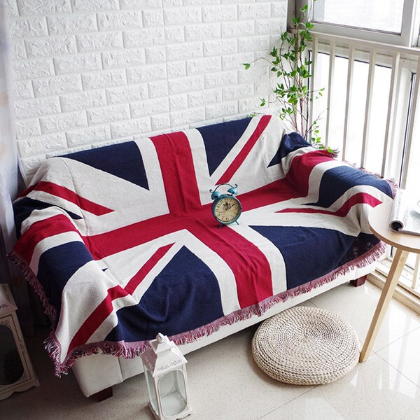 Union Jack Blanket Etsy