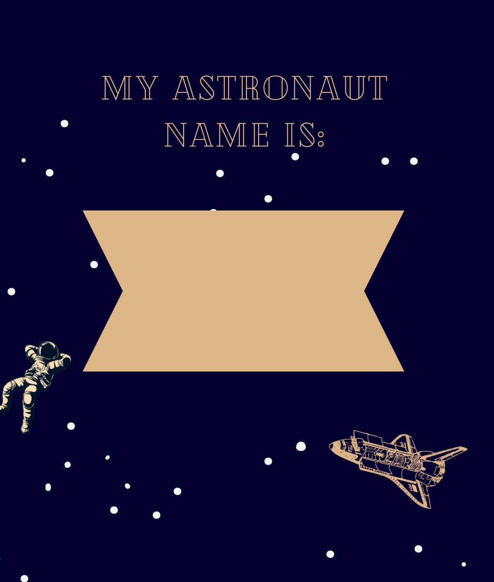 Astronaut Training Party Printable Pack - Etsy