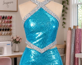 Pink Bodysuit With Rhinestones | Short and Sweet | Sabrina