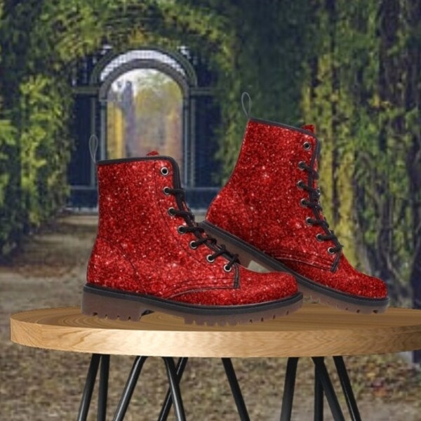 Red Boots - Etsy