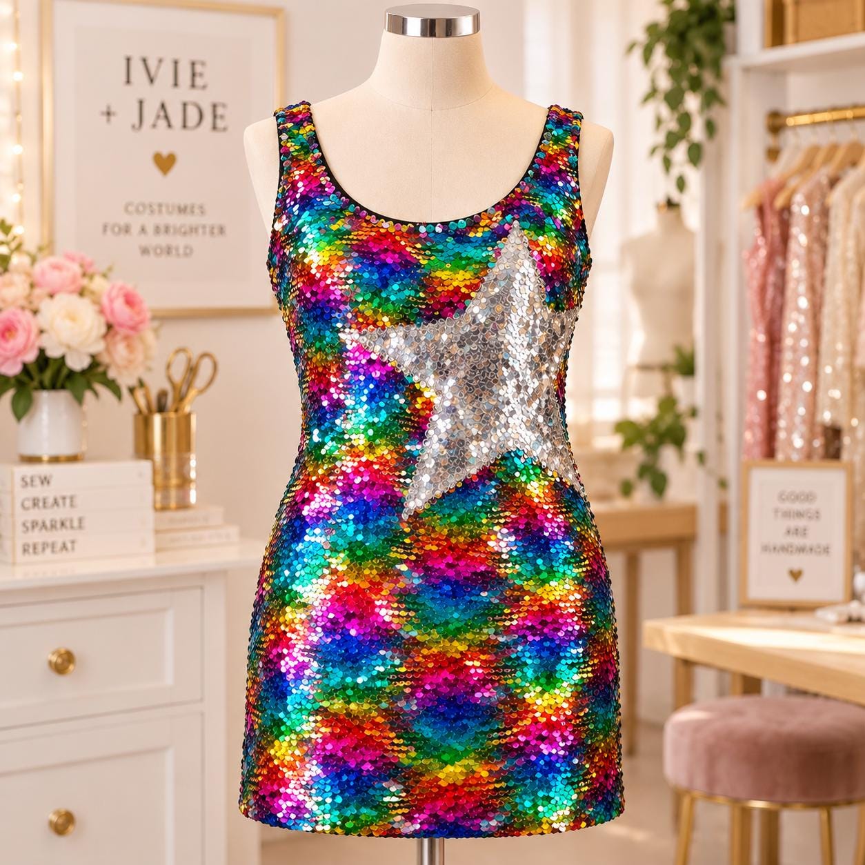 hannah montana glitter dress Sequin hannah montana star dress