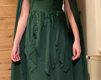 Faeriecore Green Maxi Dress  Pop Tourinspired Fairy Performance & Event  Gown - Etsy