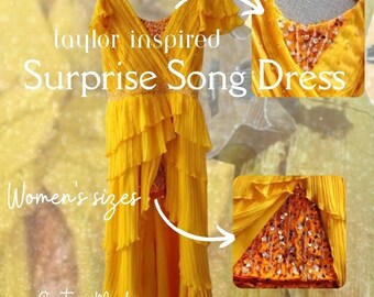 Women's Taylor Inspired Surprise Song Dress | Swift Inspired Formal Dress | ERAS Tour Dress Replica