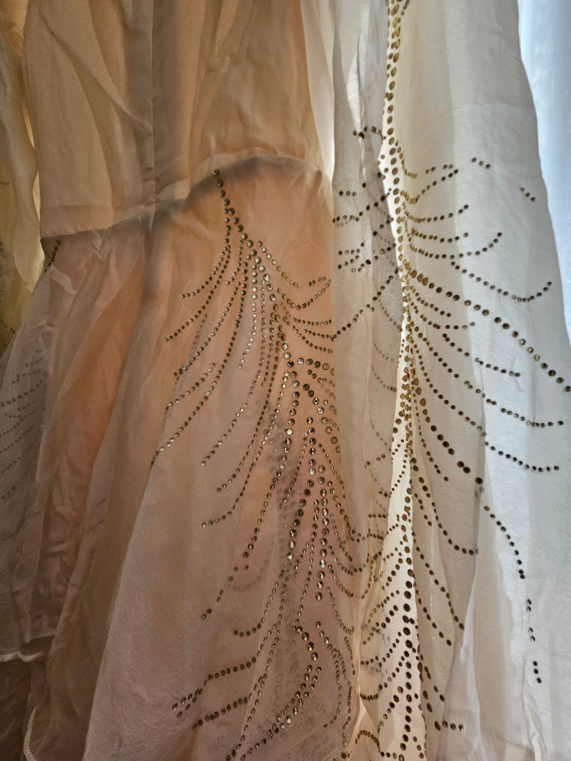 Girls Cream Faeriecore Folk Dress - Ivory Layered Fairy Gown - Ethereal Formal & Performance Dress