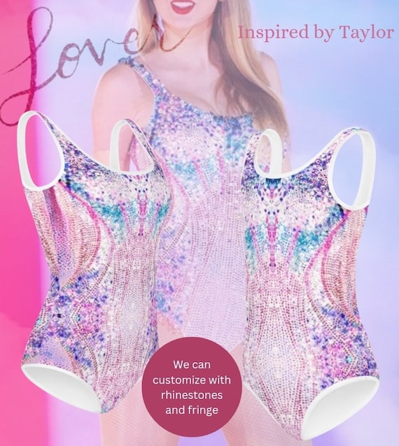 Girls Opal Sparkle Lover Bodysuit Youth Taylor Inspired Cruel Summer Leotard  Tween Lover Era Outfit Swift Teen Eras Tour Outfit 