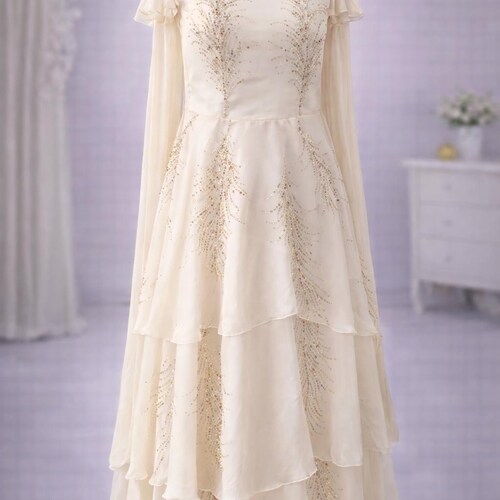 blonde in white dress Ace One-Shoulder White Graduation Dress