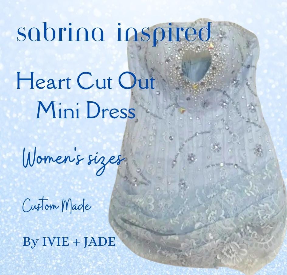 sabrina carpenter heart cut out dress dupe Fashion Highlight: Sabrina Carpenter in her custom Frolov Heart Corsets : r/whatthefrockk