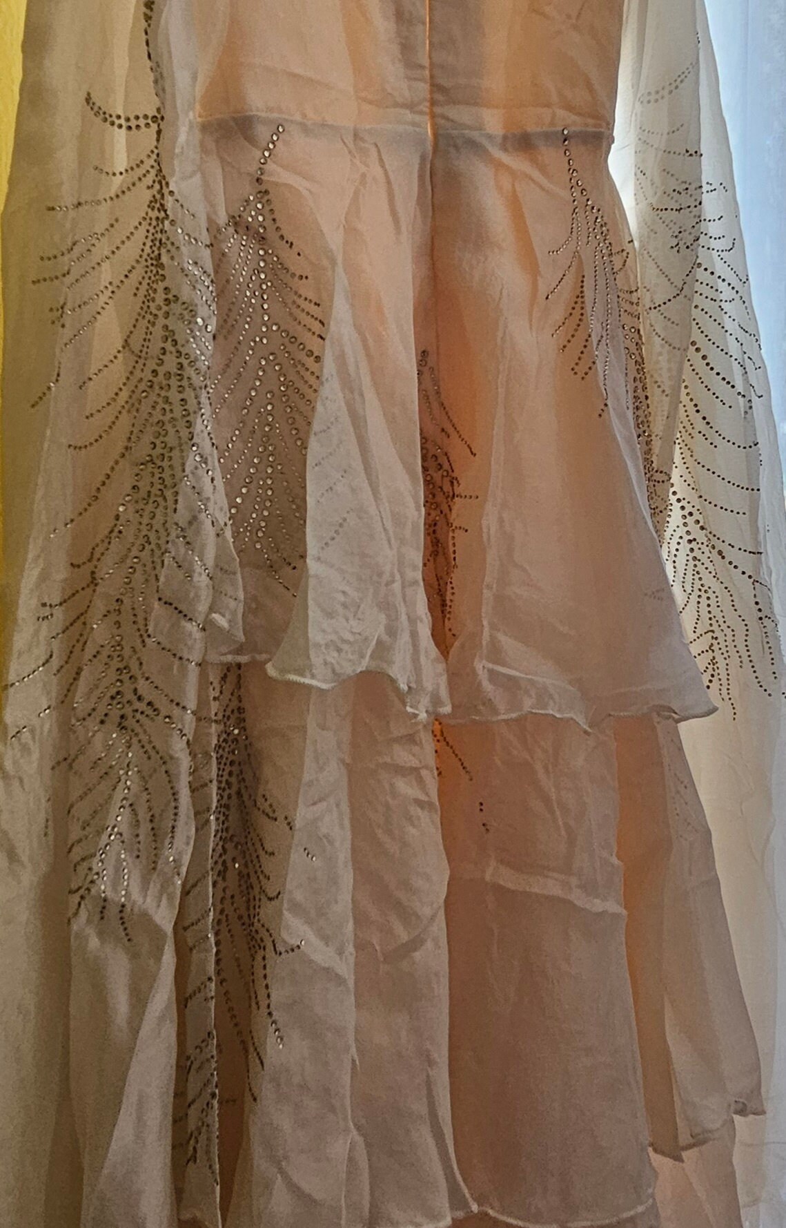 white christmas dresses Vintage Lace Corset Cream Tiered Dress