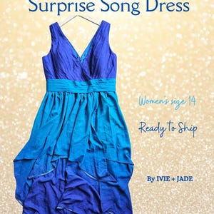 princess polly baby blue dress Eras Surprise Song Piano + Blue Dress