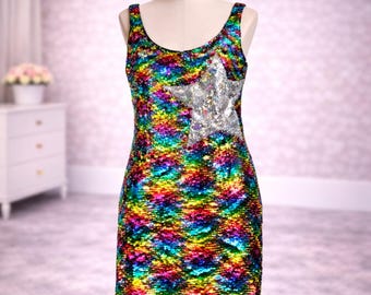 Ready to Ship Pop Star Cosplay Dress Size 8 | Hannah Inspired Sequins Star Dress | Miley Cosplay Dress | Pop Star Halloween Costume - Etsy Ready to Ship Pop Star Cosplay Dress Size 8 | Hannah Inspired Sequins Star Dress | Miley Cosplay Dress | Pop Star Halloween Costume - Etsy