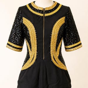 Reputation Bodysuit Black and Gold - Etsy