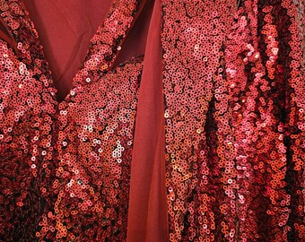 Rote und schwarze Pailletten-Konzerttournee-Jacke | Taylor Rote und schwarze Pailletten-Konzerttournee-Jacke | Taylor