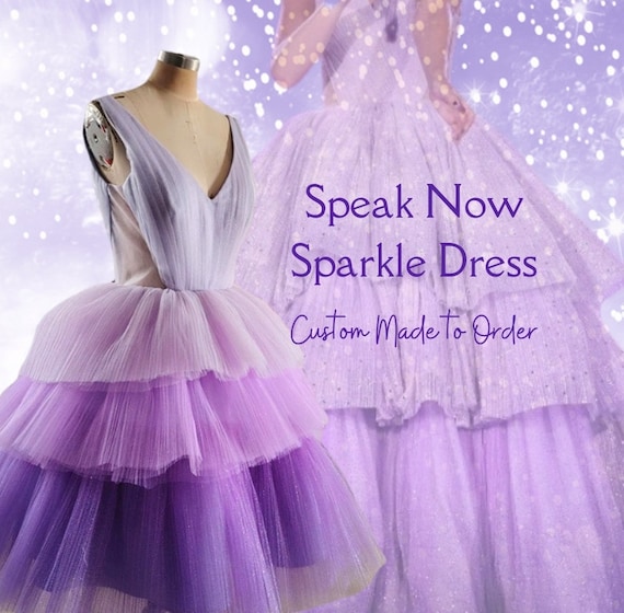 Speak Now Era Inspired Cupcake Dress Enchanted to Meet You Dress