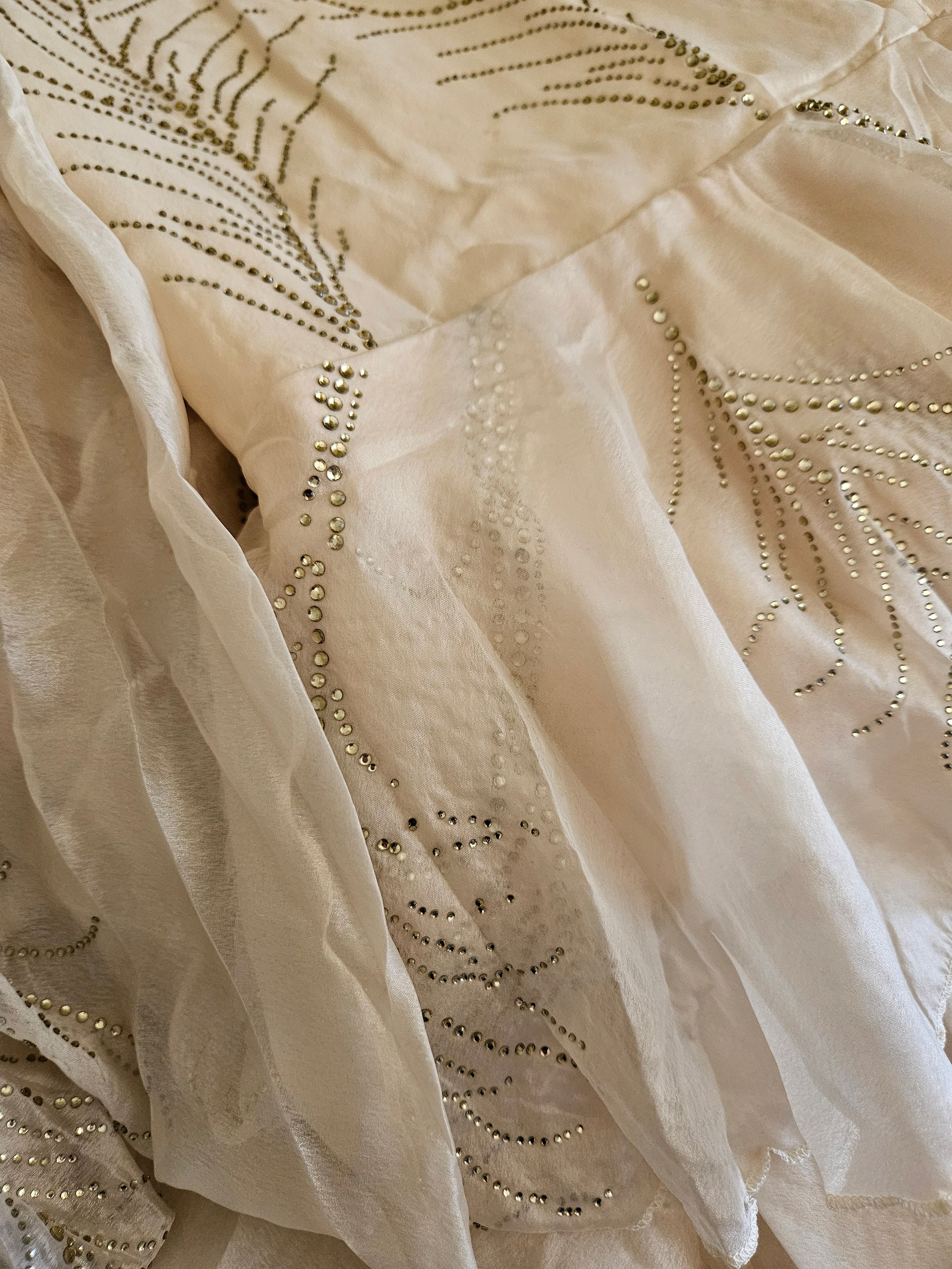 Girls Cream Faeriecore Folk Dress – Ivory Layered Fairy Gown – Ethereal  Formal & Performance Dress
