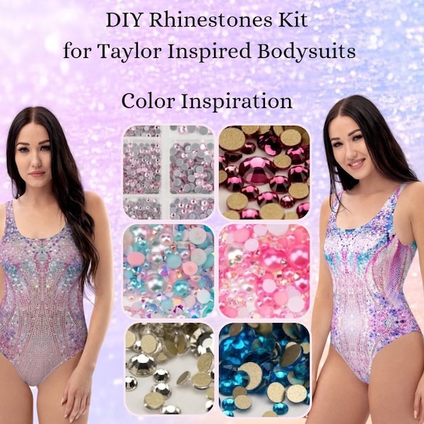 DIY Rhinestone Kit for Taylor Inspired Bodysuits | Embellish Your ERAS Tour Leotard with This Sparkle Kit- Bodysuits Sold Separately