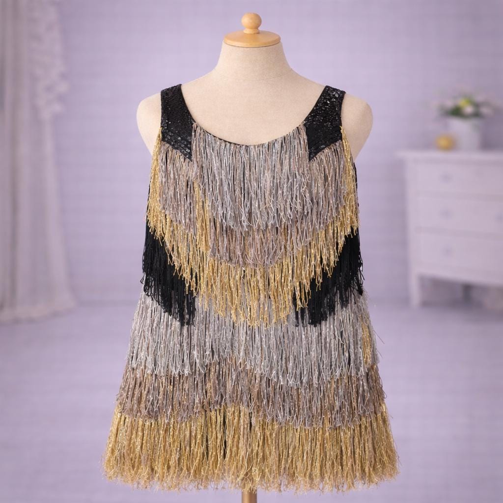 slim fit dress slacks BABEYOND 1920s Fringed Sequin Black Flapper Dress, Roaring 20s Great Gatsby Costume, Black, Size Xs