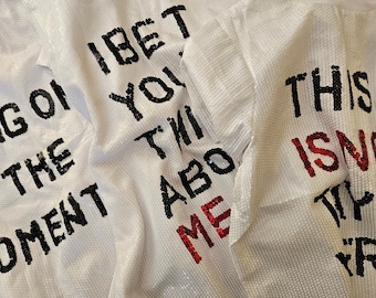 Girls Custom Full Sequin Statement Tee – Personalized Sparkly Shirt