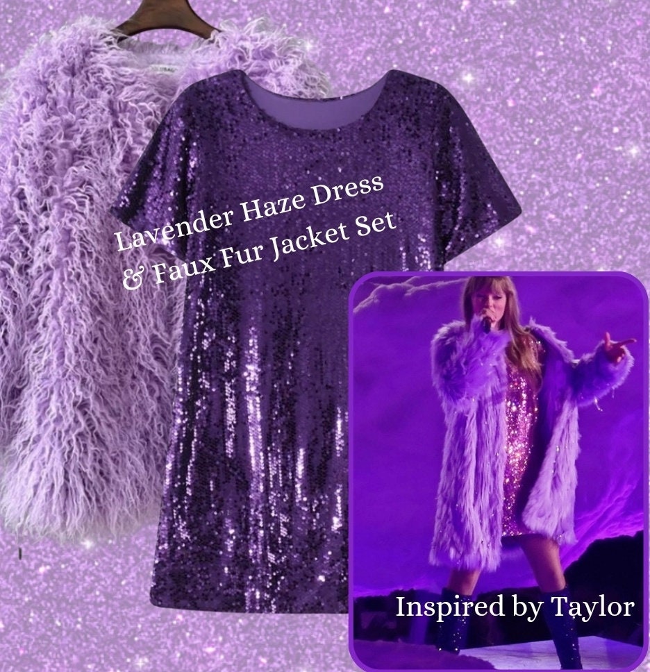 Swiftie Swag, Lavender Haze and Champagne Problems Gift Set for Taylor  Swift Fan (Lip Balm & Candle Gift Bag)