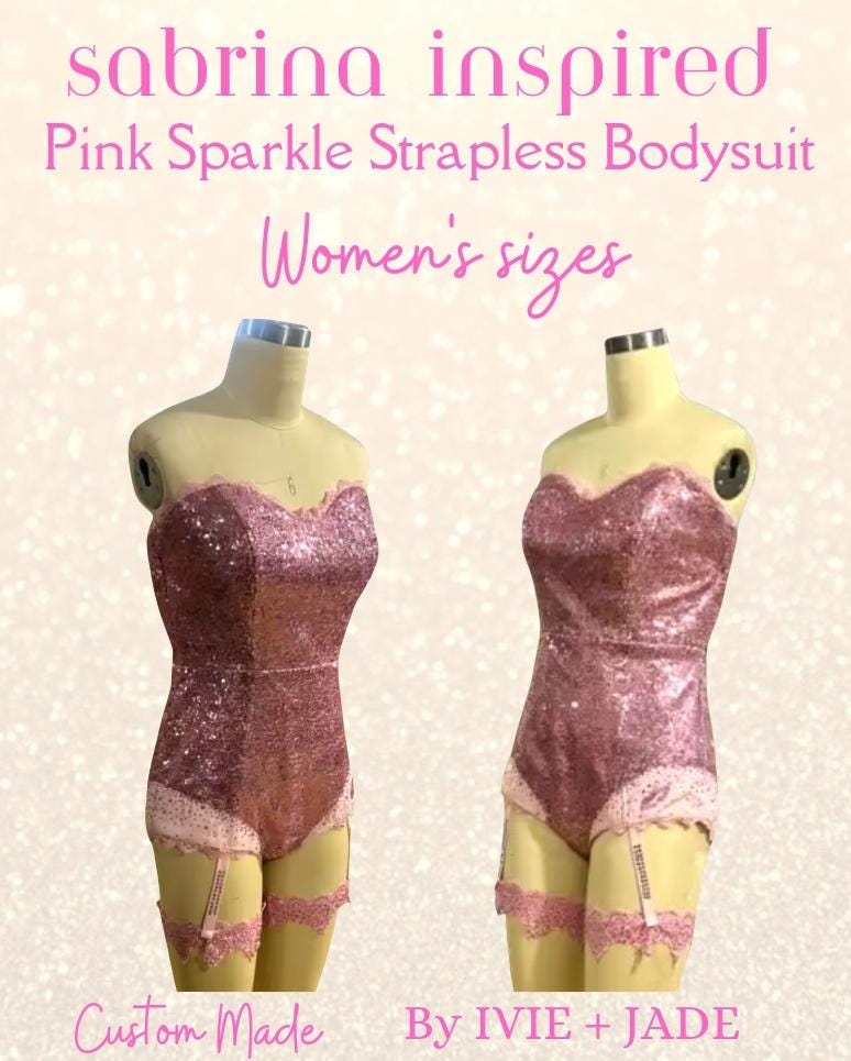 Sparkly Strapless Bodysuit – Pop Tour–inspired Concert