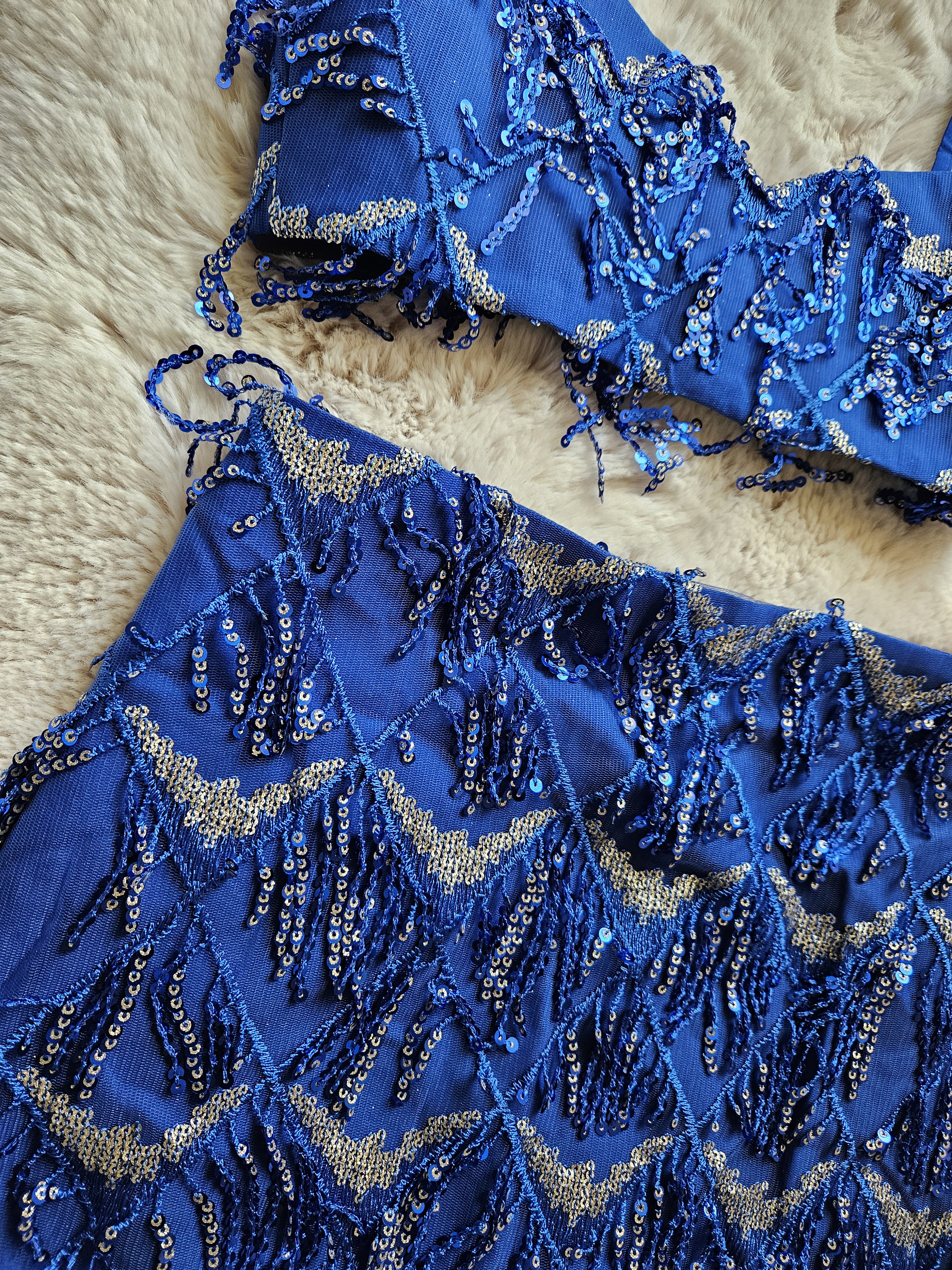 GIRLS Taylor Inspired Sparkly Crop Top and Skirt Outfit