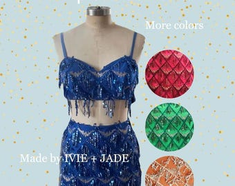 Sparkle Sequins Two Piece Taylor Inspired Outfit | Celebrity
