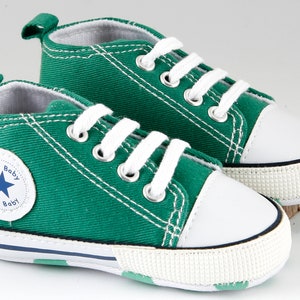 Zapatilla bebe personalizada Verde