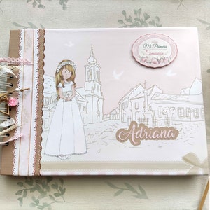 Libro Firmas Niña Comunión